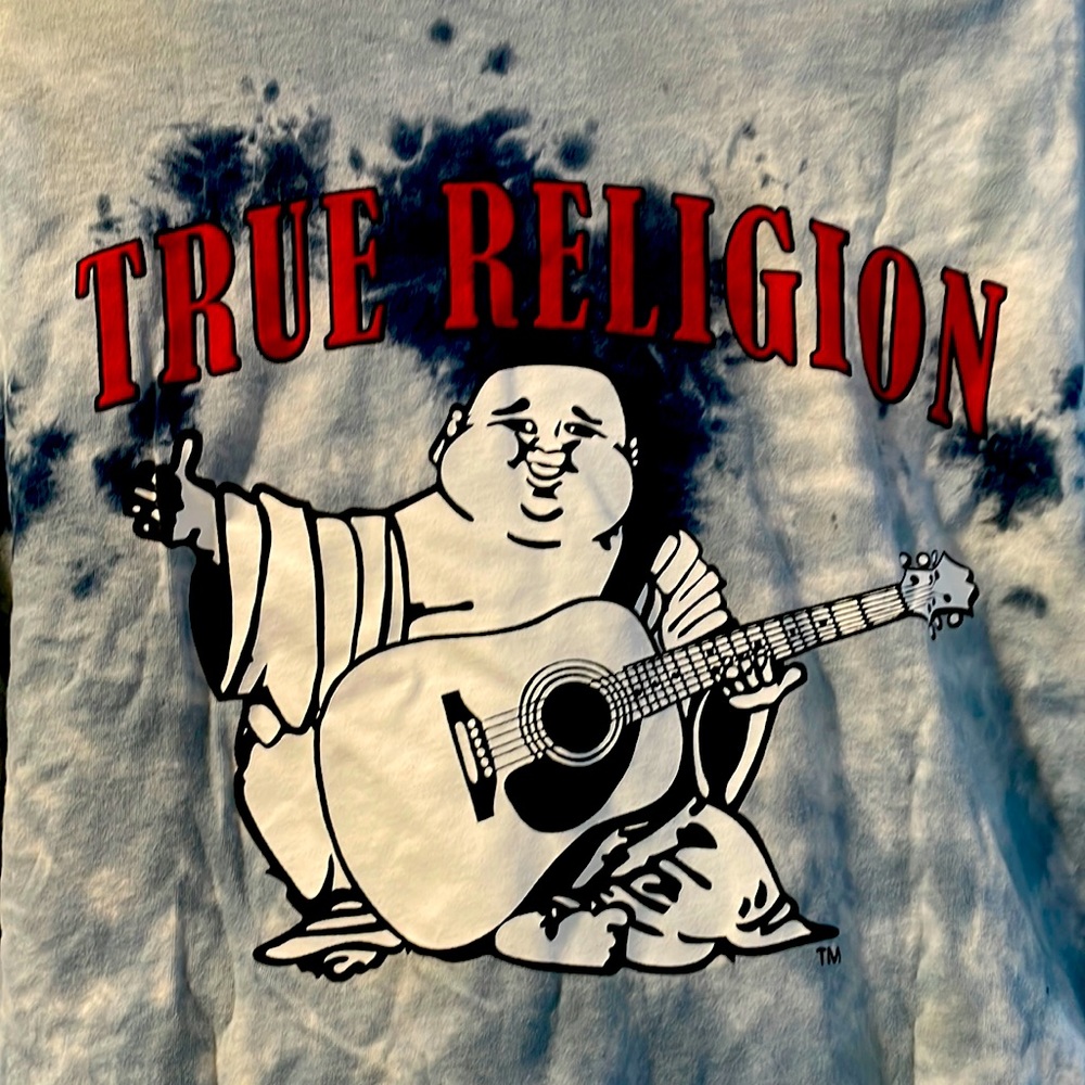 True Religion felt Buddha logo tee